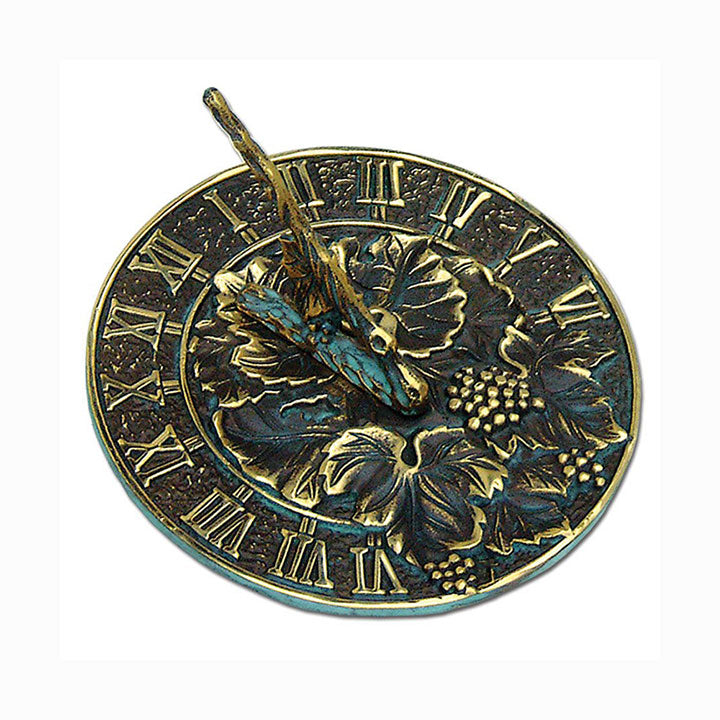 Rome Solid Brass Grapevine Sundial