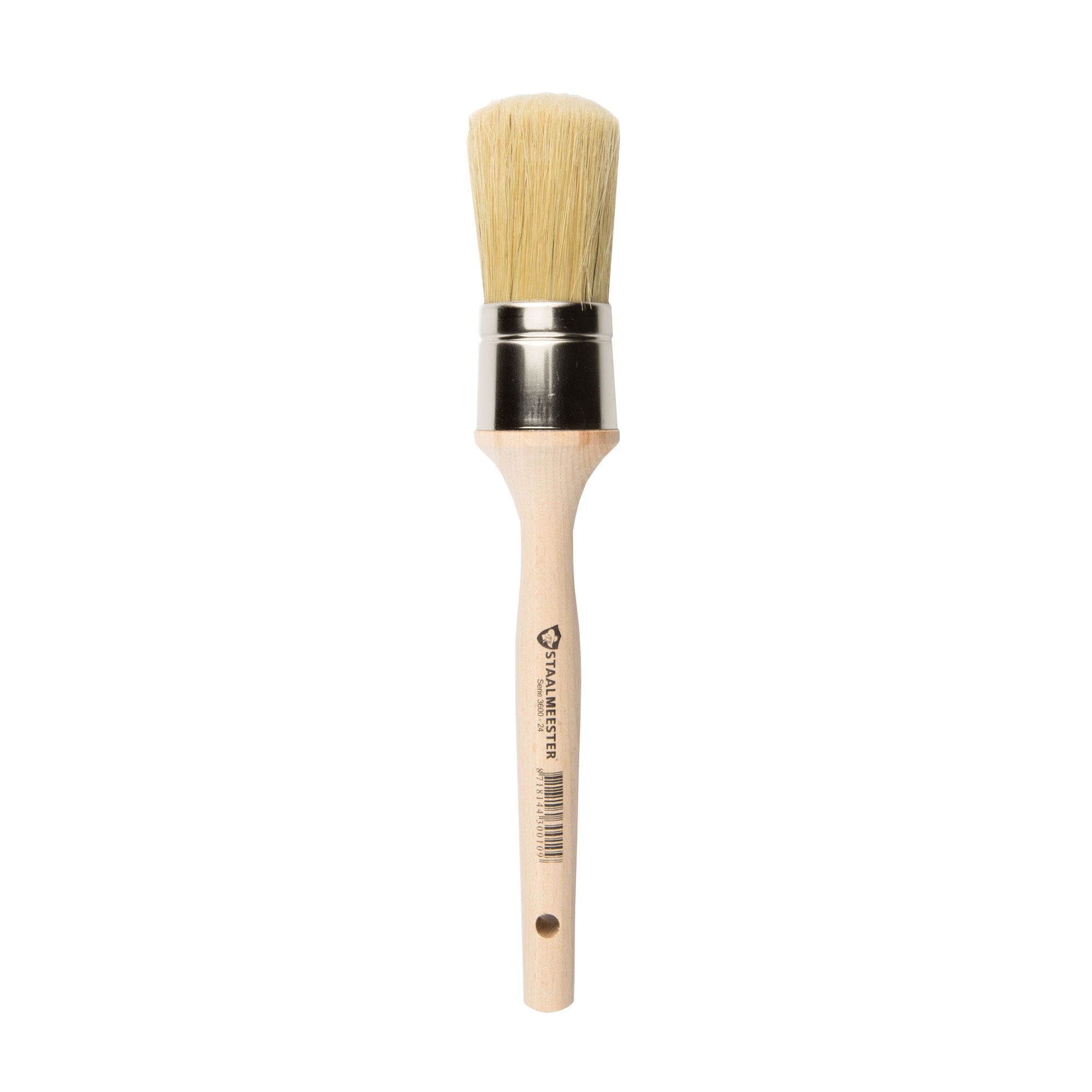 Staalmeester #24 Round Natural Fiber Brush