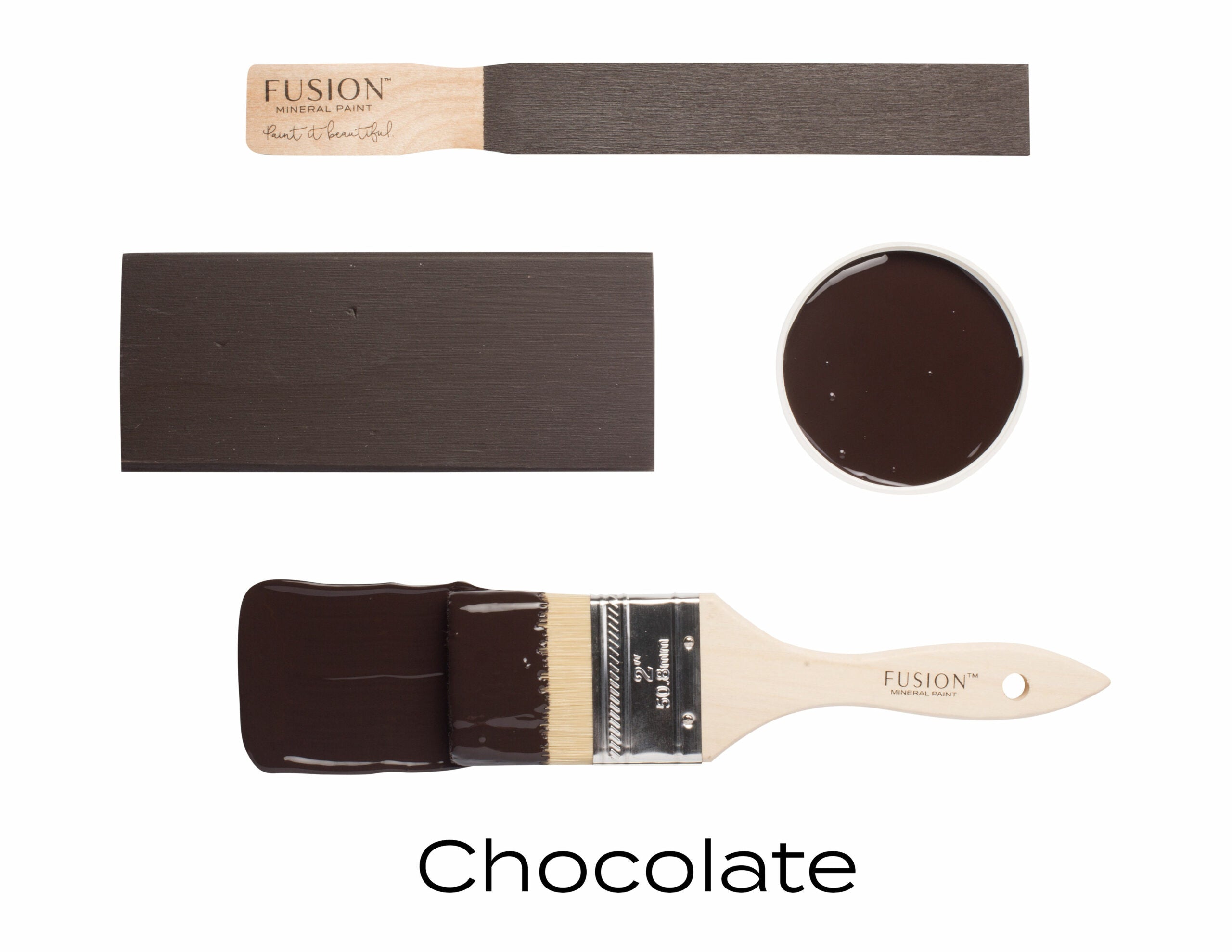Fusion Mineral Paint Chocolate Overlay