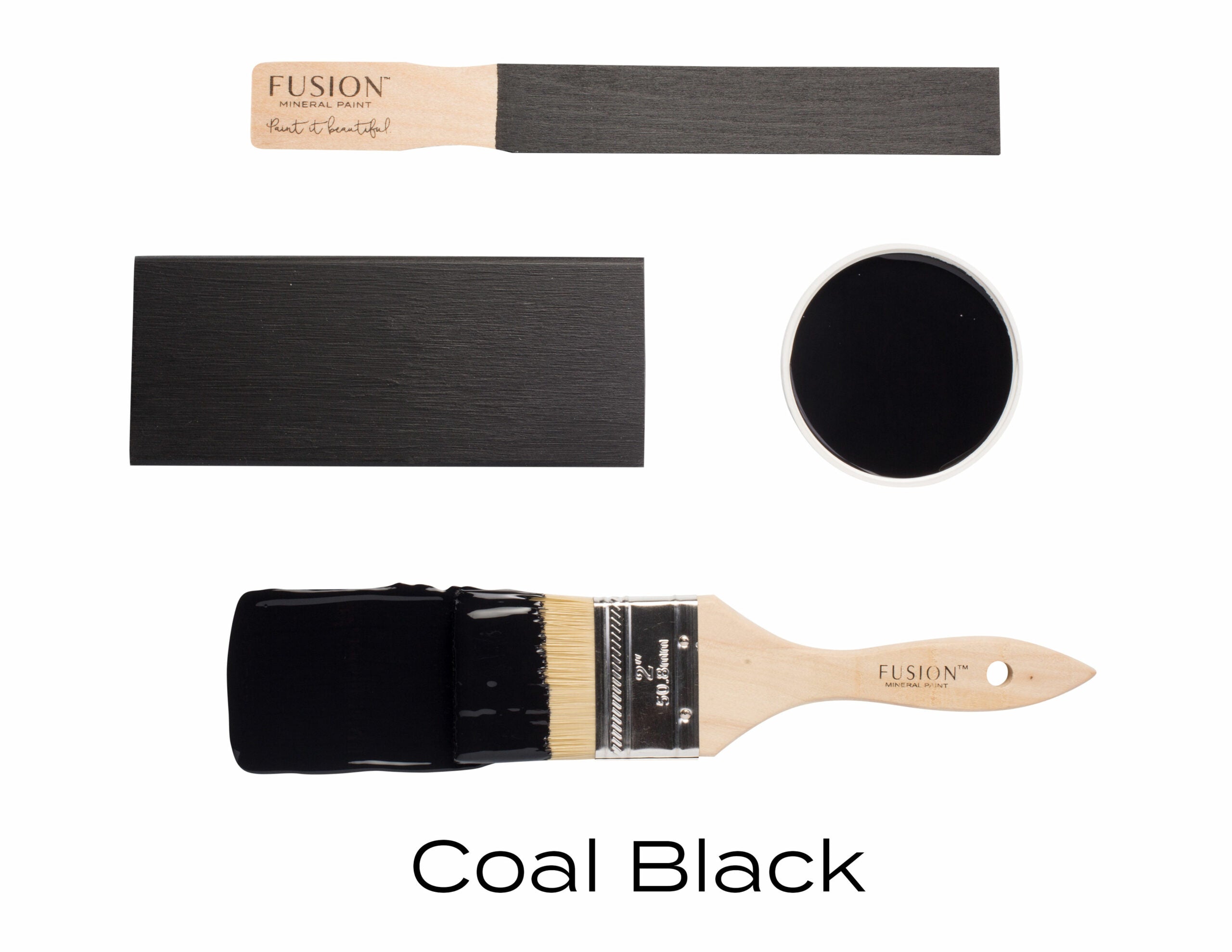 Fusion Mineral Paint Coal black