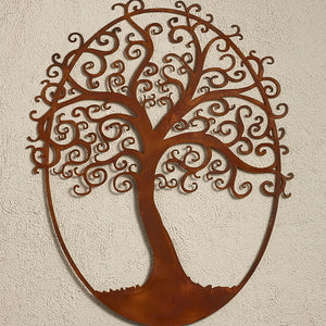 Elizabeth Keith Tree of Life in the Round Metal Art
