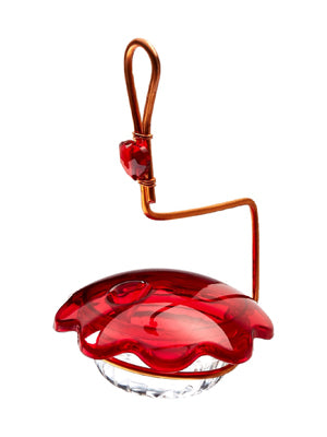 Copper Single Cup Hummingbird Feeder