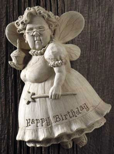 Carruth Studio Happy Birthday Fairy Stone Plaque