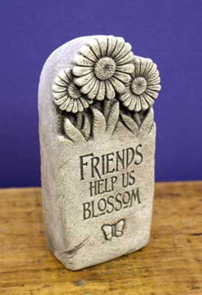 Carruth Studio Friends Help Us Blossom Plaque