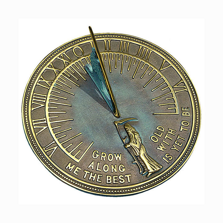 Rome Solid Brass Father Time Sundial