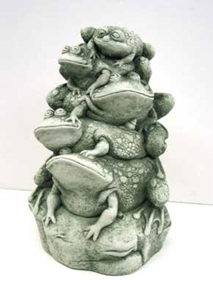 Carruth Studio Leap Frog Stone Statue