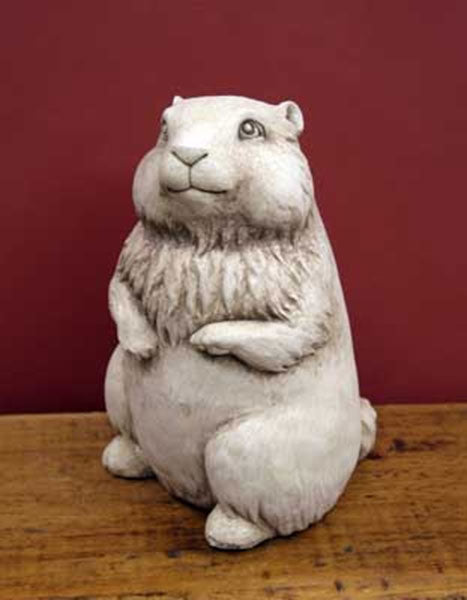 Carruth Studio Gordy Groundhog Stone Statue