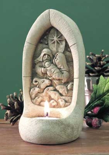 Carruth Studio Candle Light Nativity Votive
