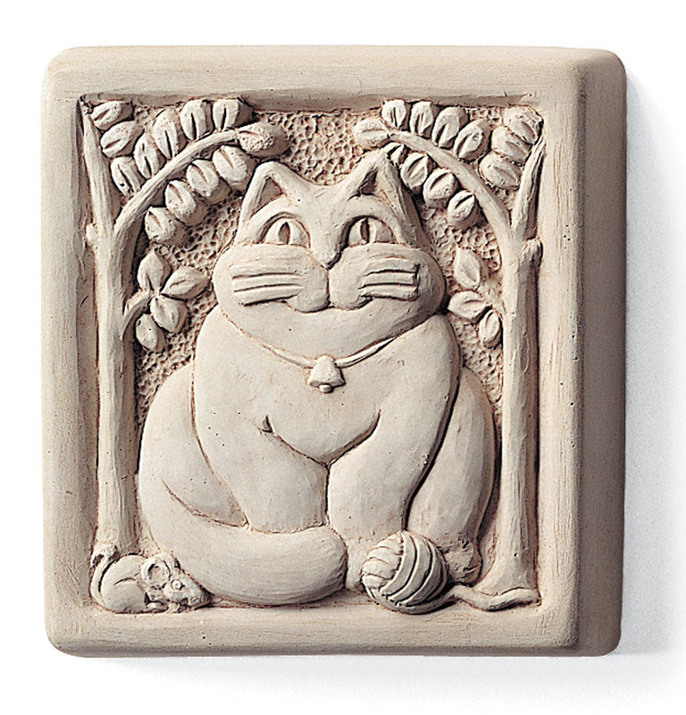 Carruth Studio Fat Cat Stone Plaque