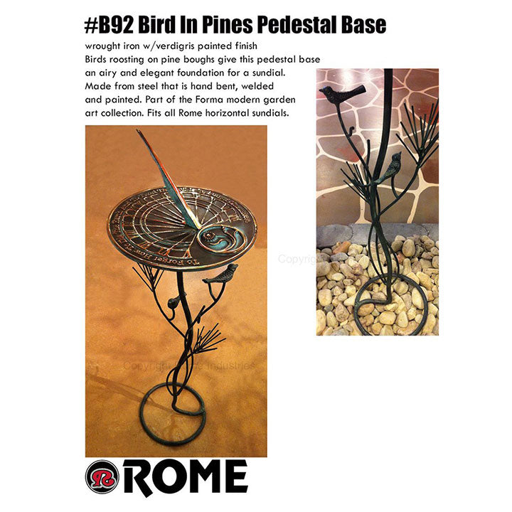 Rome Bird in Pines Base