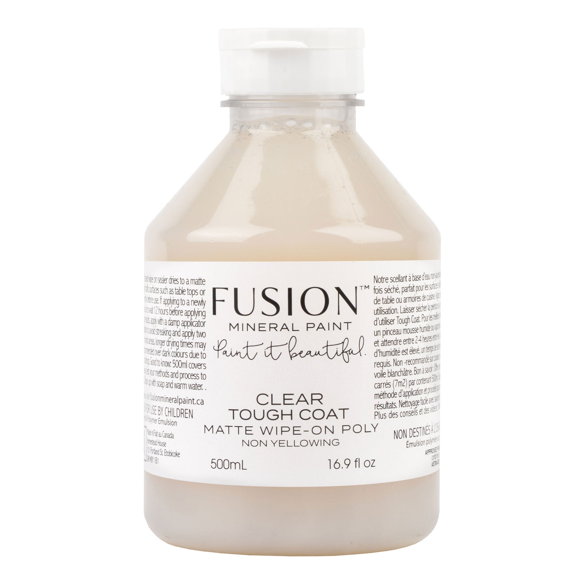 Fusion Mineral Paint - Clear Tough Coat Matte Wipe-On Poly