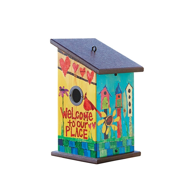 Welcome to Our Place Birdhouse